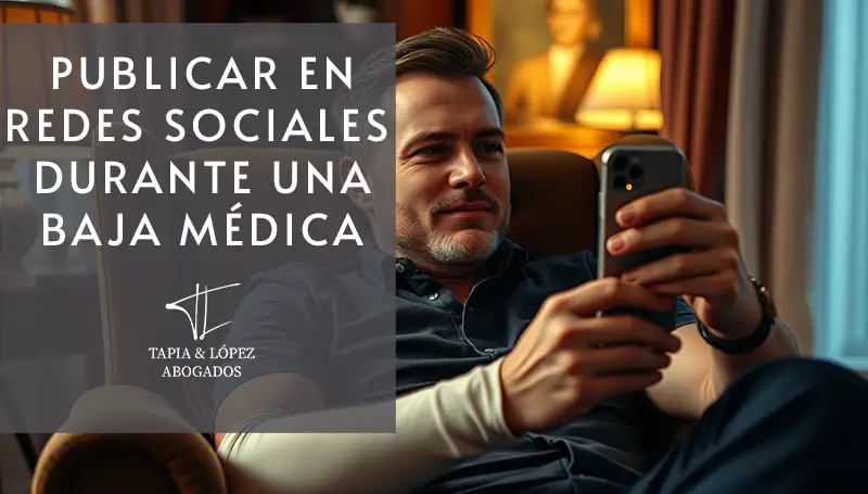 Publicaciones en redes sociales durante una baja médica: ¿motivo de despido disciplinario?