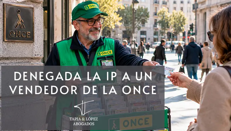 Denegada la incapacidad permanente a un vendedor de la ONCE por falta de acreditación médica suficiente
